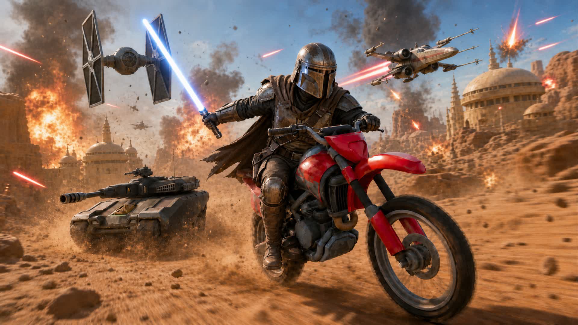 STAR WARS DESERT DRIVE 🚗 OPEN WORLD