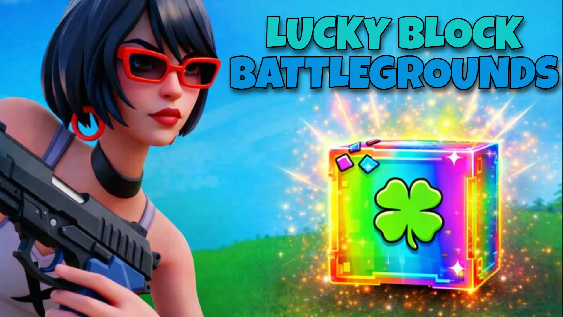 ❓ LUCKY BLOCKS Battlegrounds