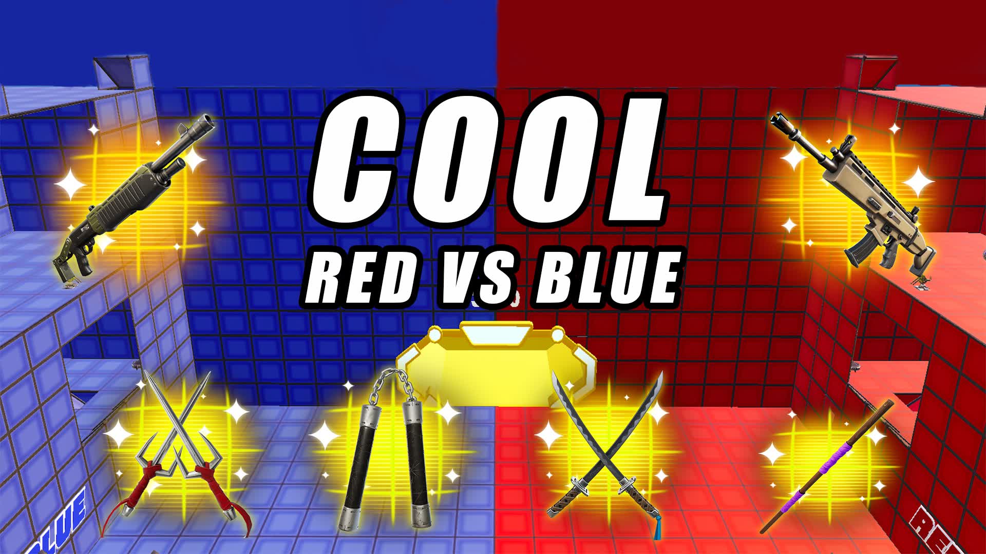 COOL RED VS BLUE 🔴🔵