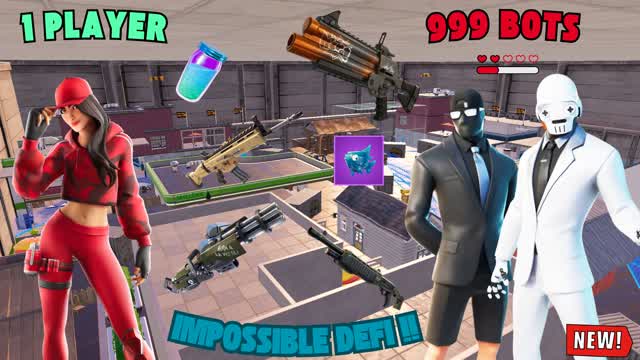 999 BOTS 🤖 VS 1 PLAYER 🔫