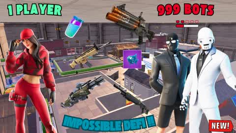 999 BOTS 🤖 VS 1 PLAYER 🔫