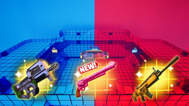 FUN RED VS BLUE 🔴🔵 ALL GUNS