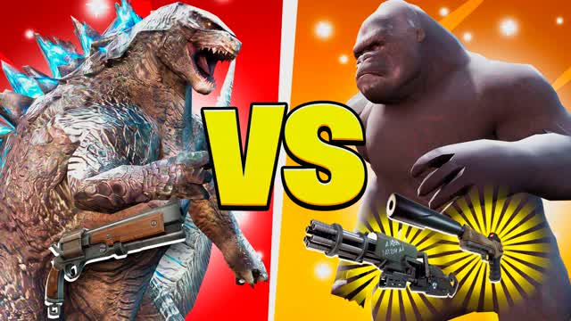 GODZILLA KING KONG RED VS BLUE đŽđ”