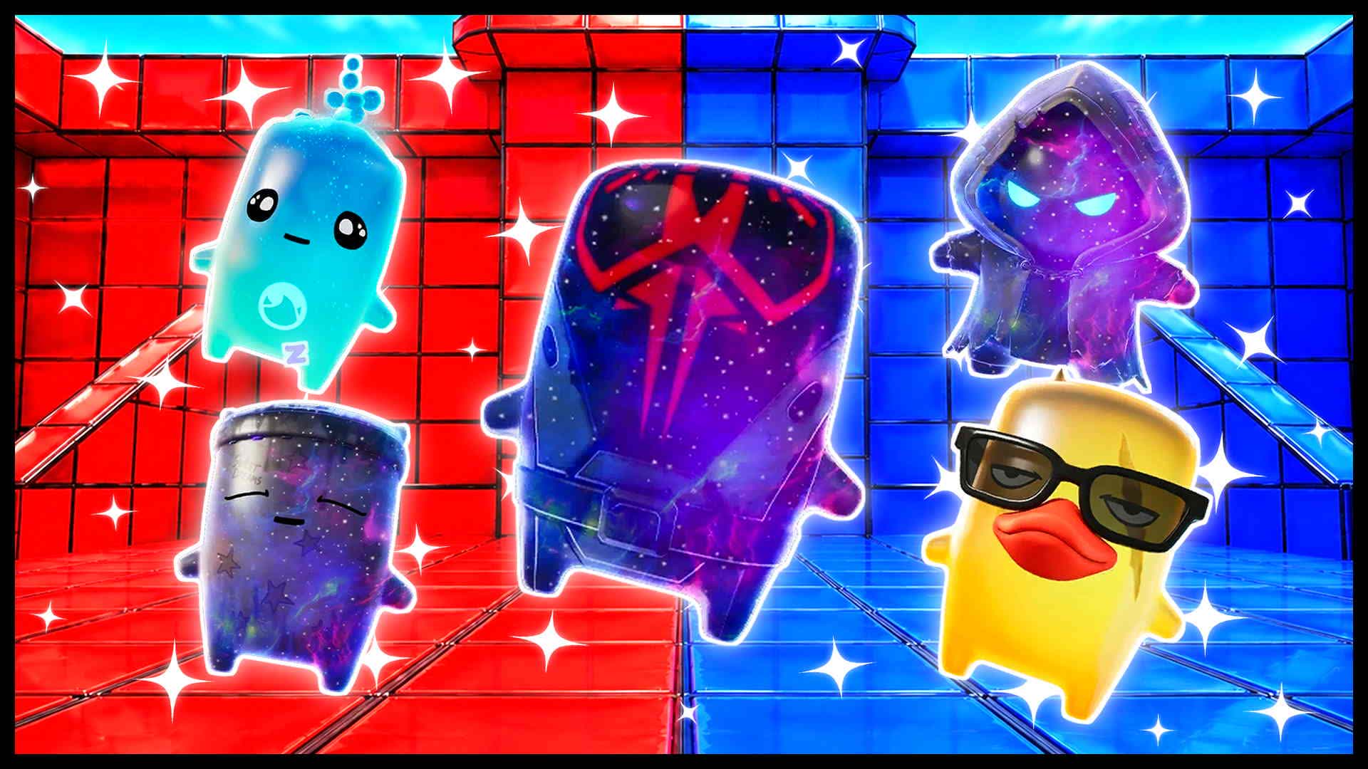 RED VS BLUE BUILT TO PUSH 🔴🔵