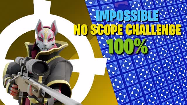 IMPOSSIBLE NO SCOPE CHALLENGE 💯❌👁️🎯