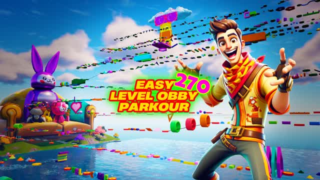 ☘️🌈 EASY 270 LEVEL OBBY PARKOUR