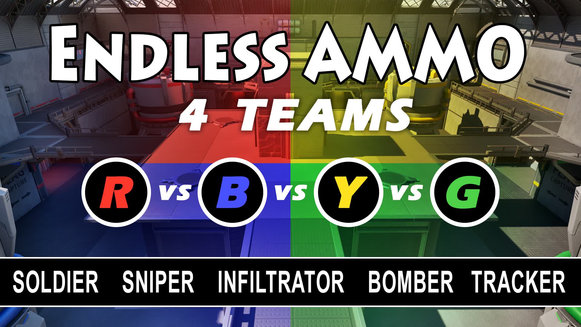 Endless Ammo: 4 Team Capture and Hold
