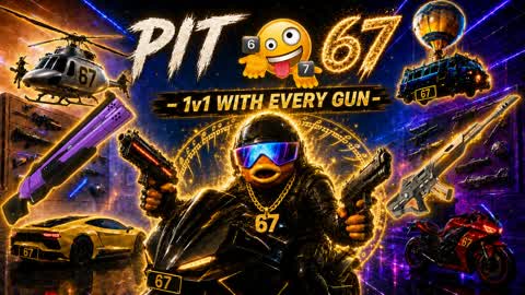 PIT 67 - 1v1 WITH EVERY GUN ⁶🤷⁷