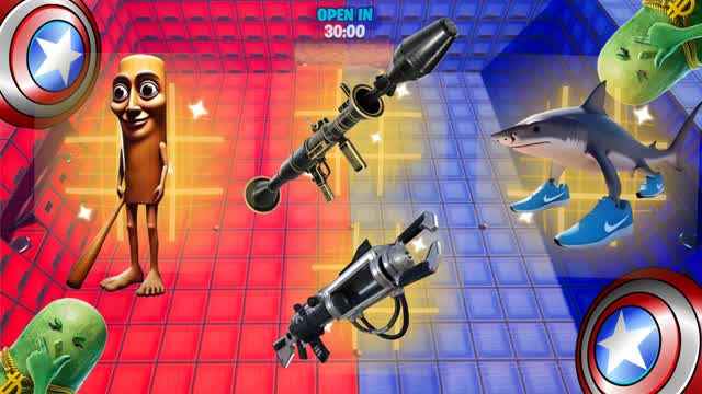 CRAZY TUNG VS TRALALERO RED VS BLUE