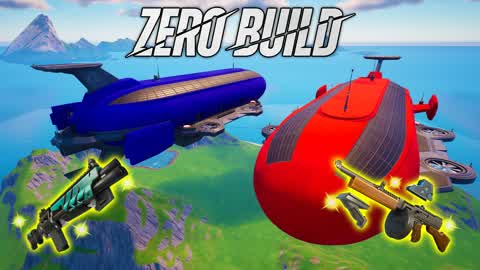 RED VS BLUE BLIMPS 🔴🔵 (ZERO BUILD)