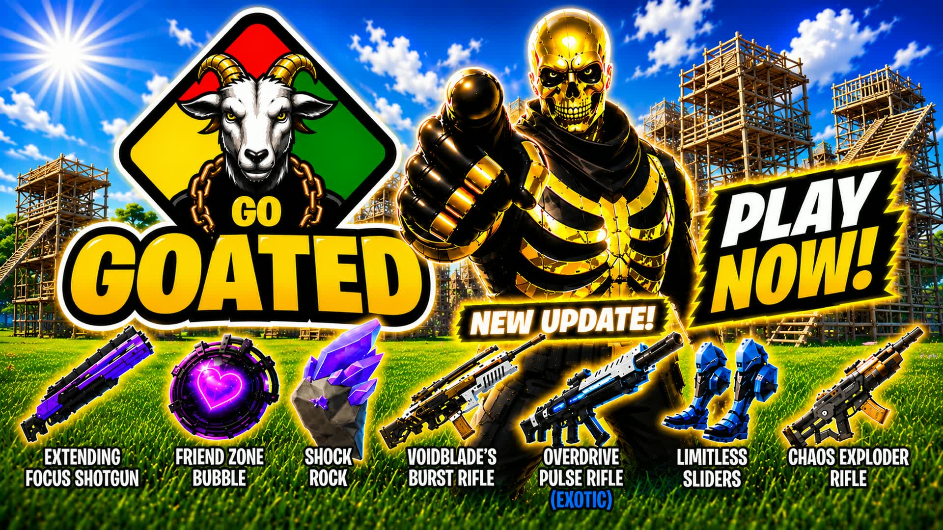 Go Goated - Mythics & Exotics