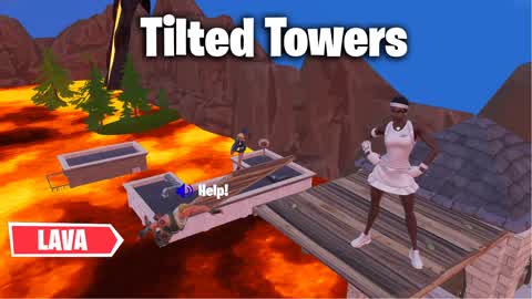 🌋Lava Tilted Towers Zone Wars🌋