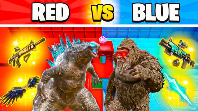 GOATED GODZILLA VS KONG 🔴🔵
