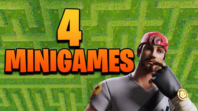 🧠4 nite MINIGAMES ☝🤓