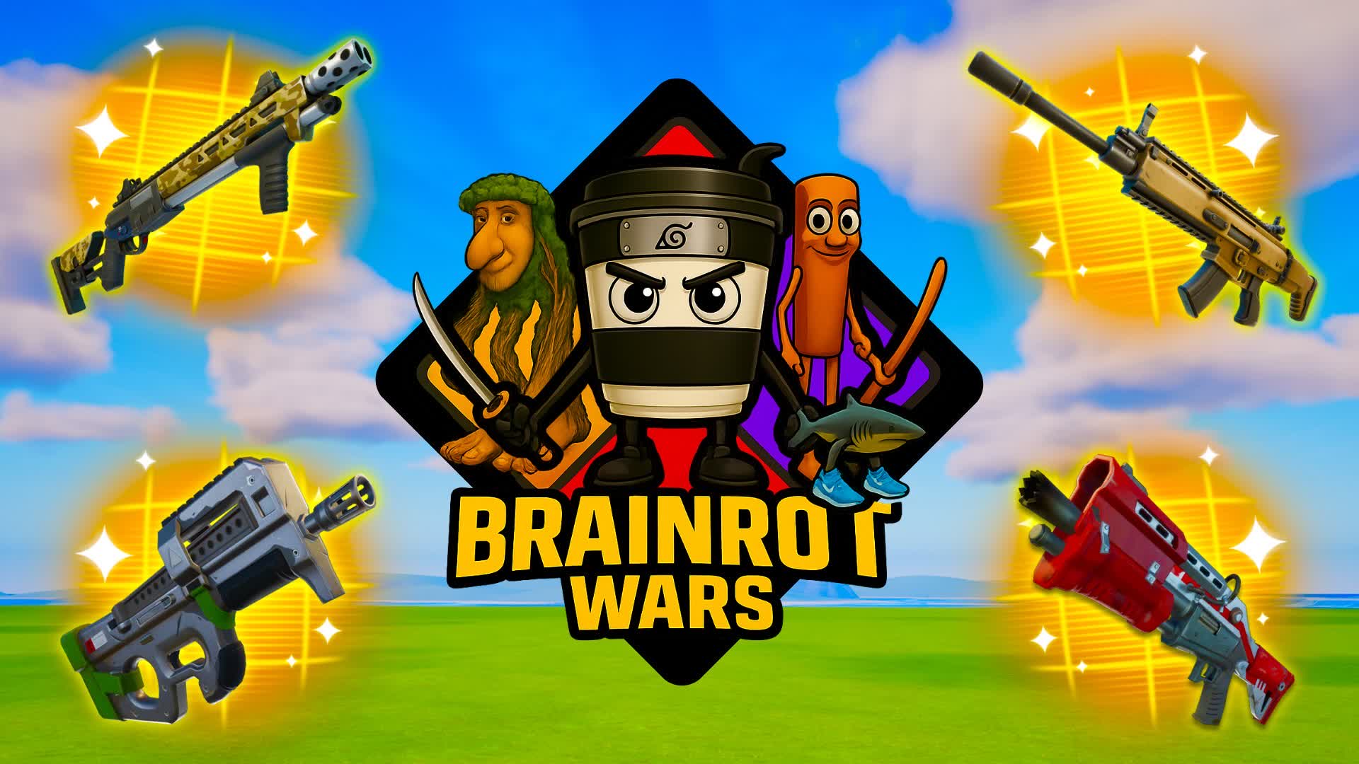 Super 1v1v1 Brainrot🌀 9552-0553-7361 by cosmic7 - フォートナイト