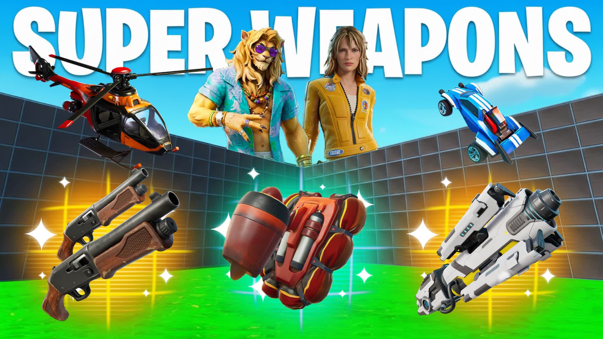 1V1 WITH SUPER WEAPONS