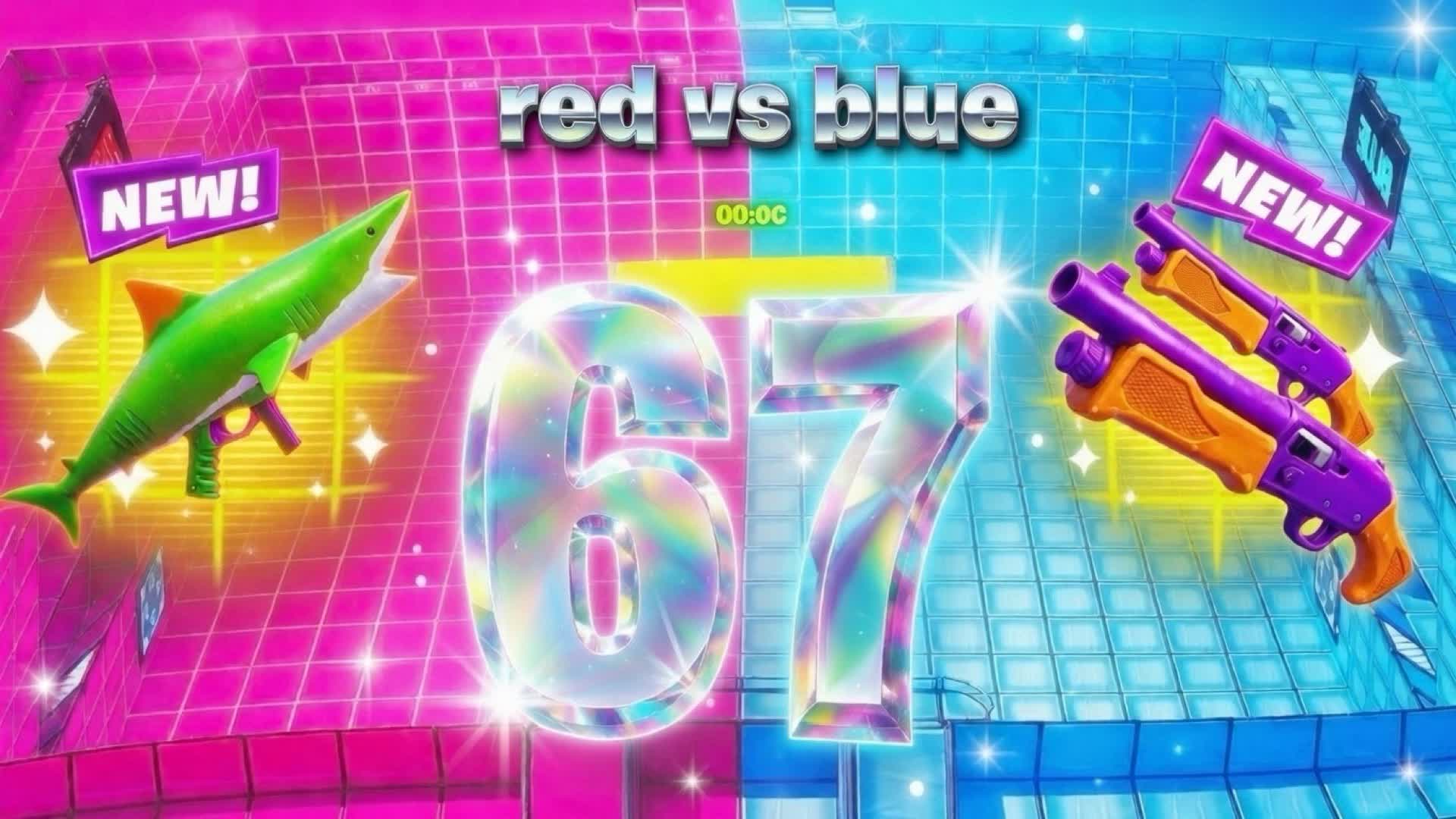 😍RED VS BLUE X3💙